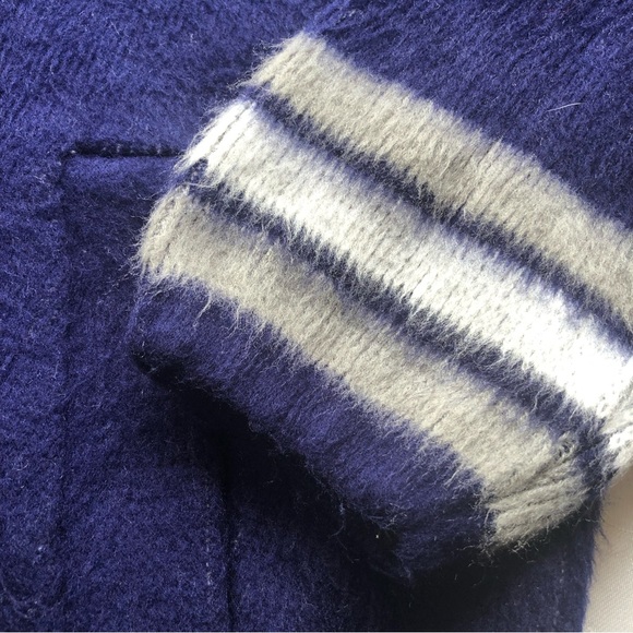 Dallas Cowboys Vintage Blue Zip-Up Wool Hooded Winter Warm Sweater Men’s Size XL - Picture 14 of 15